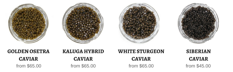 All black caviar in stock