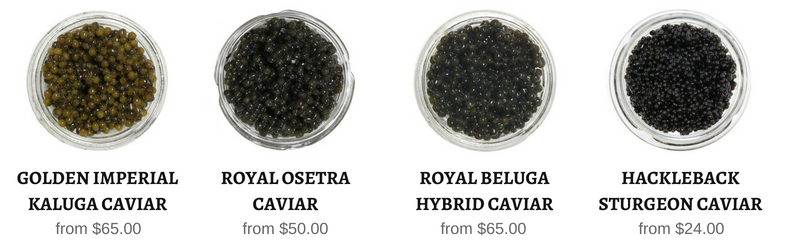 All black caviar in stock