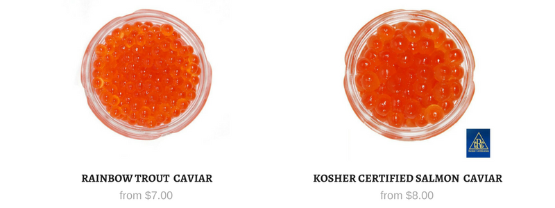 All Red Caviar in Stock - Salmon Roe and Trout Roe